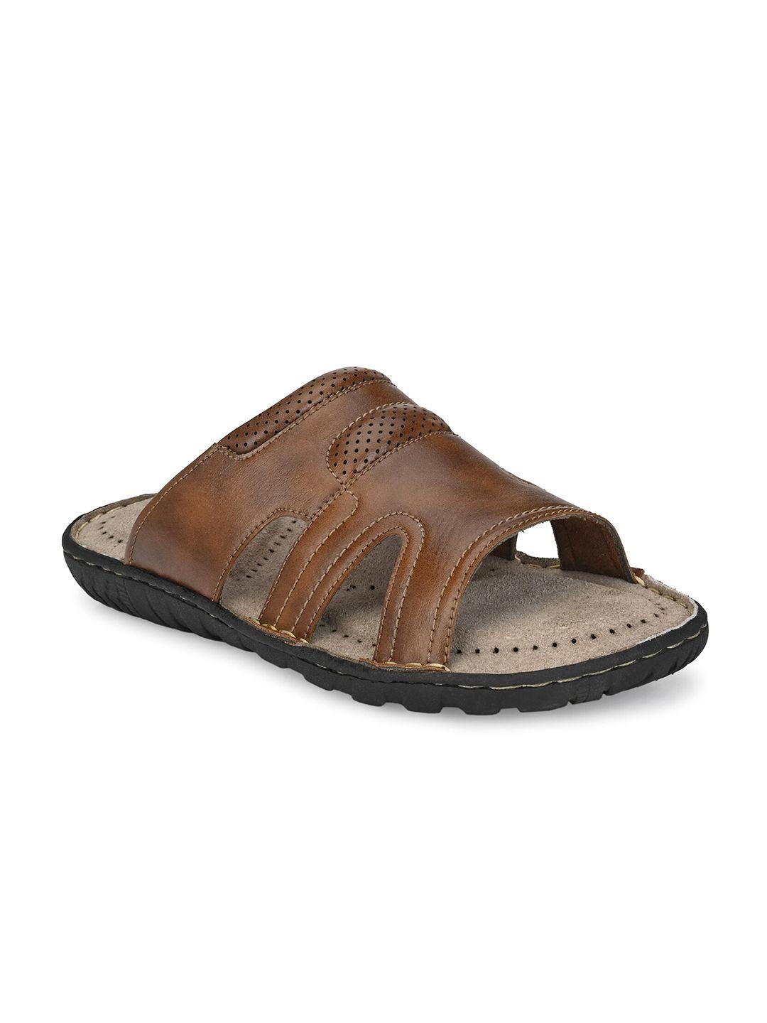 softio men brown comfort sandals