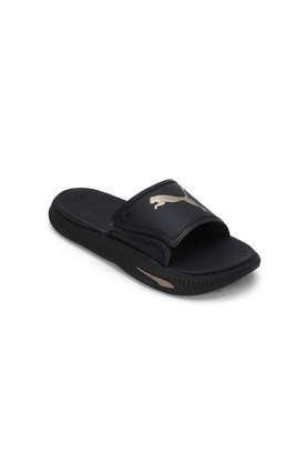 softride 2.0 one8 synthetic slip-on men's slides - black