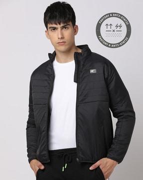 softshell zip-front bomber jacket