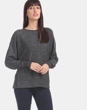 softspun top with dolman sleeves