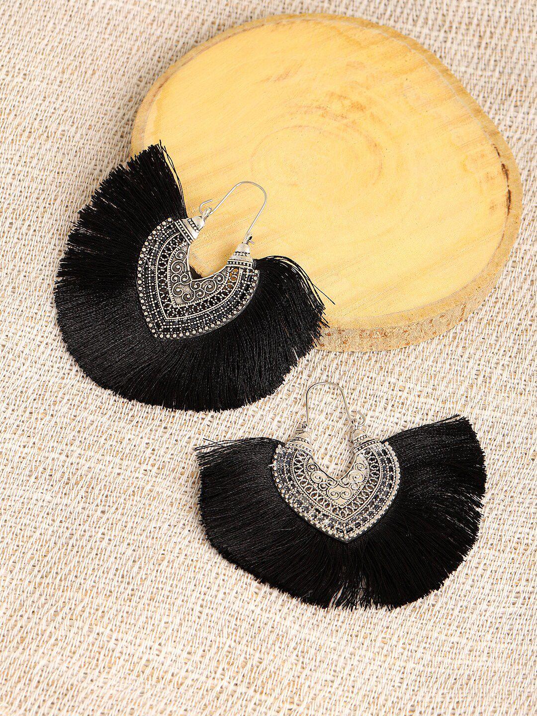 sohi gold-plated contemporary drop earrings