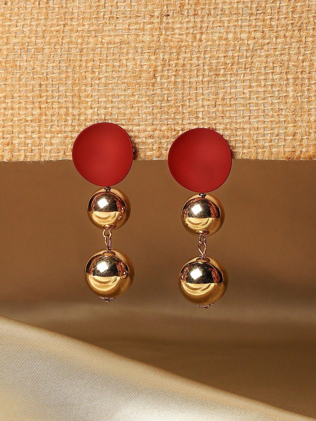 sohi red earrings