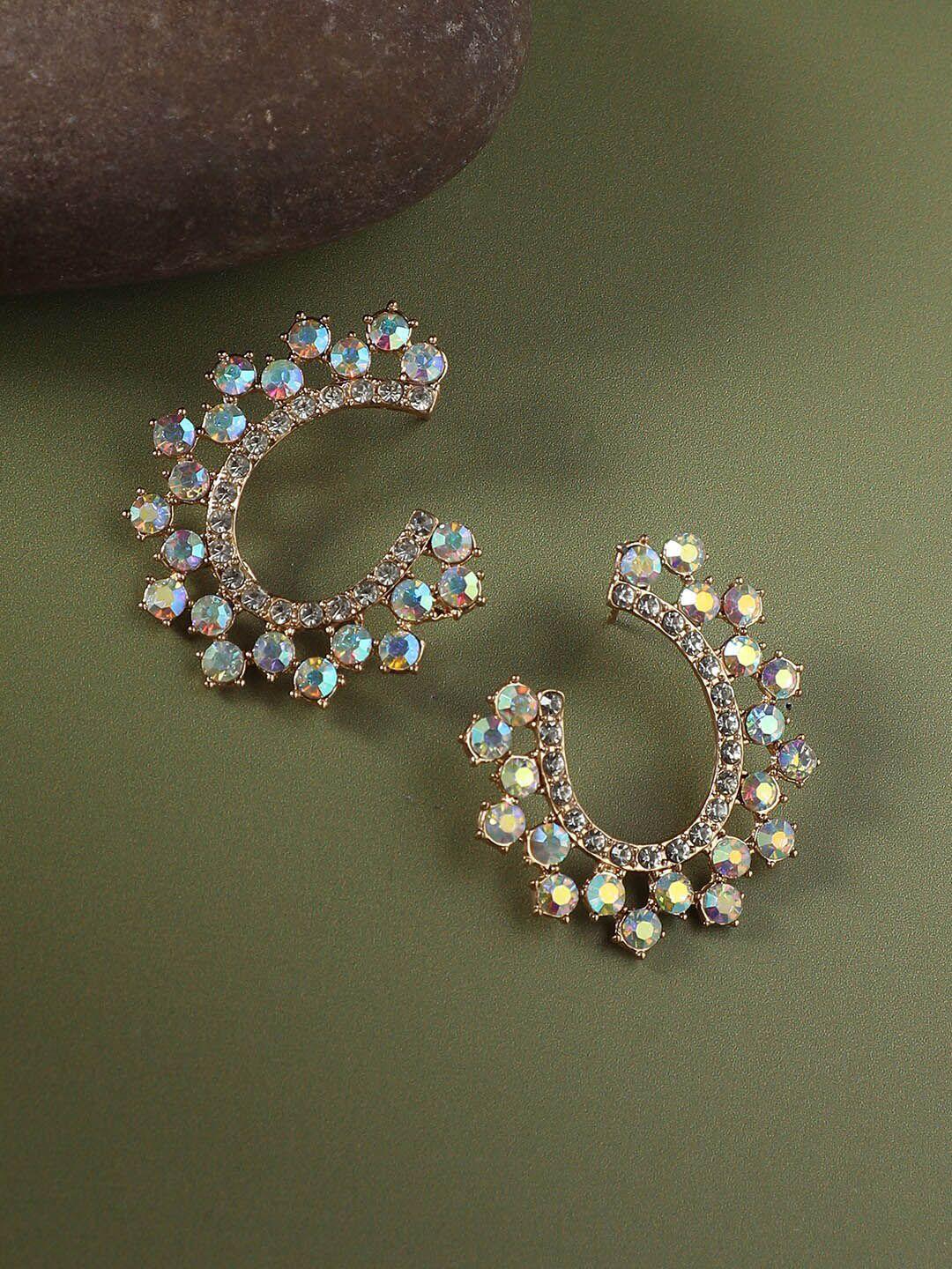 sohi silver-toned earrings