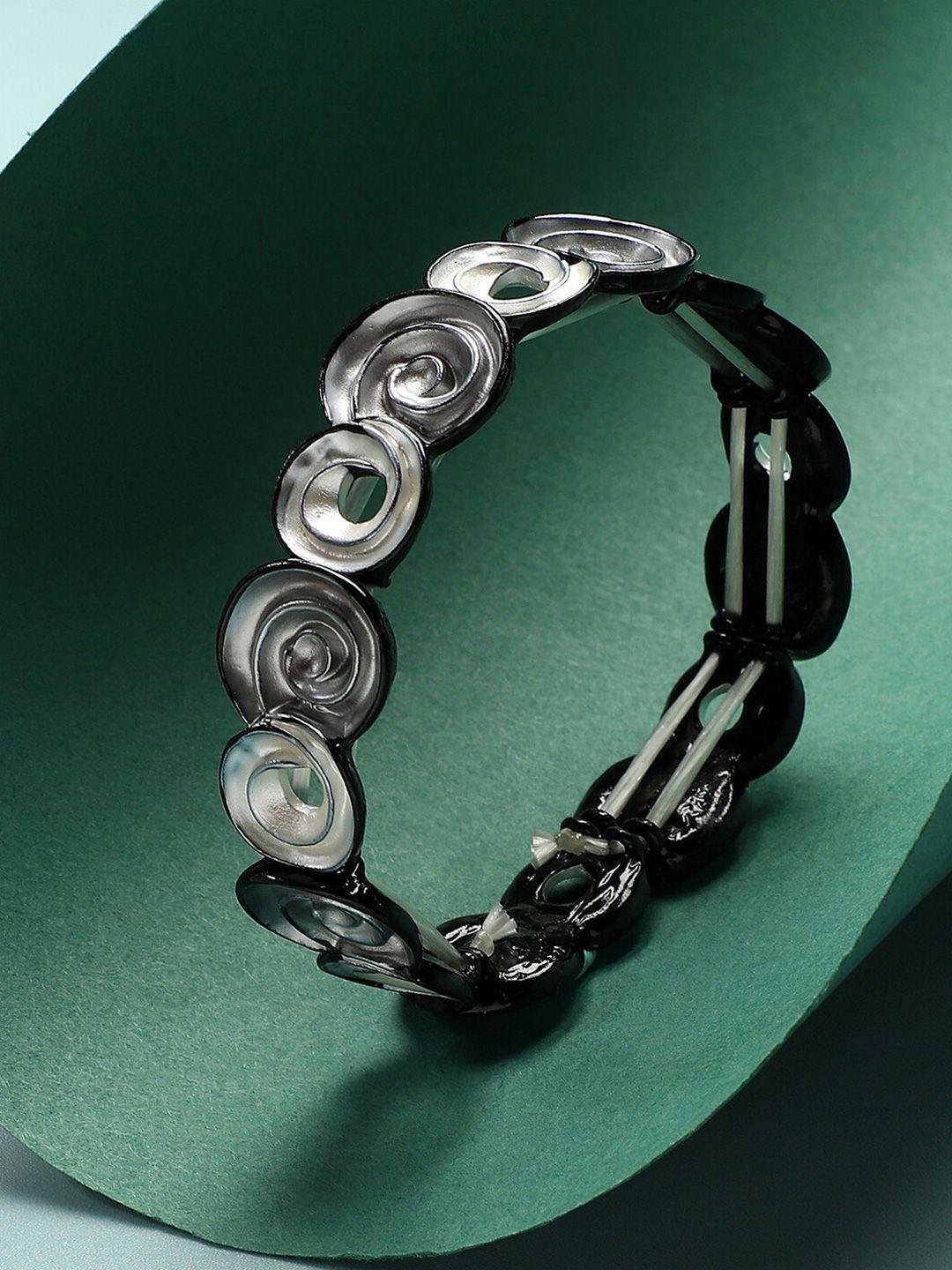 sohi flower shaped elasticated bracelet