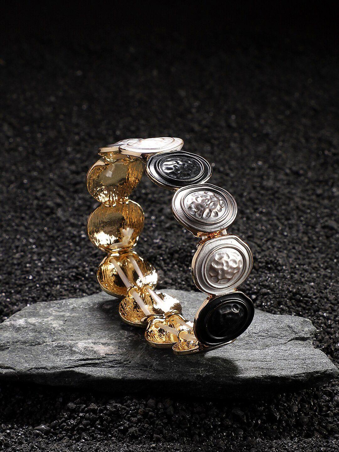 sohi gold-plated kada bracelet