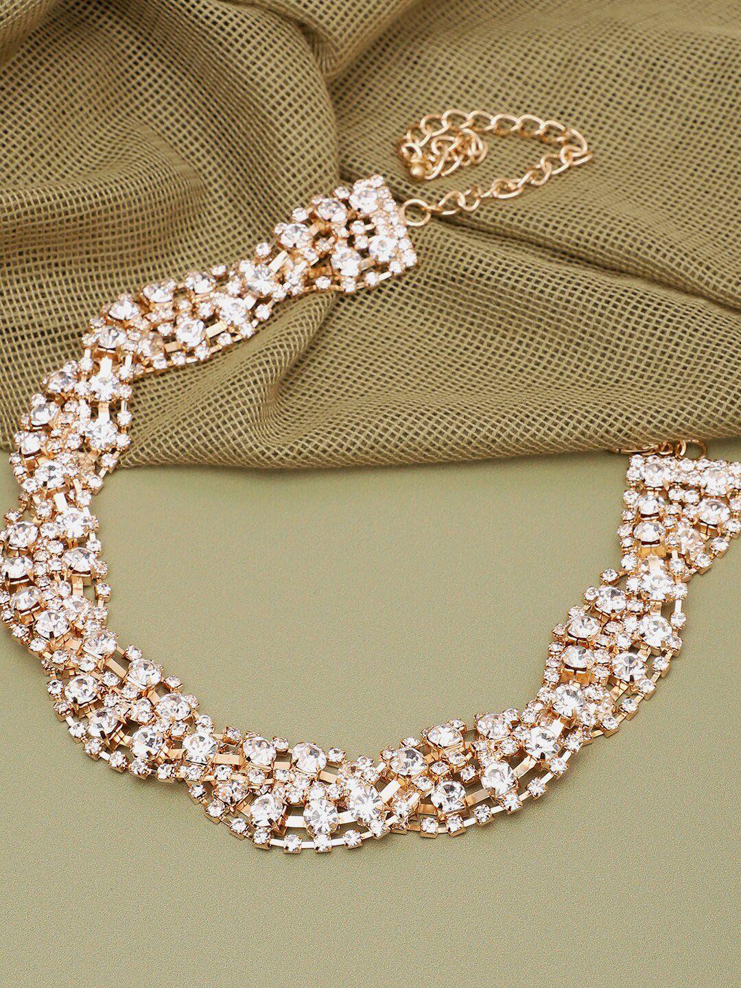 sohi gold-plated white gold-plated necklace