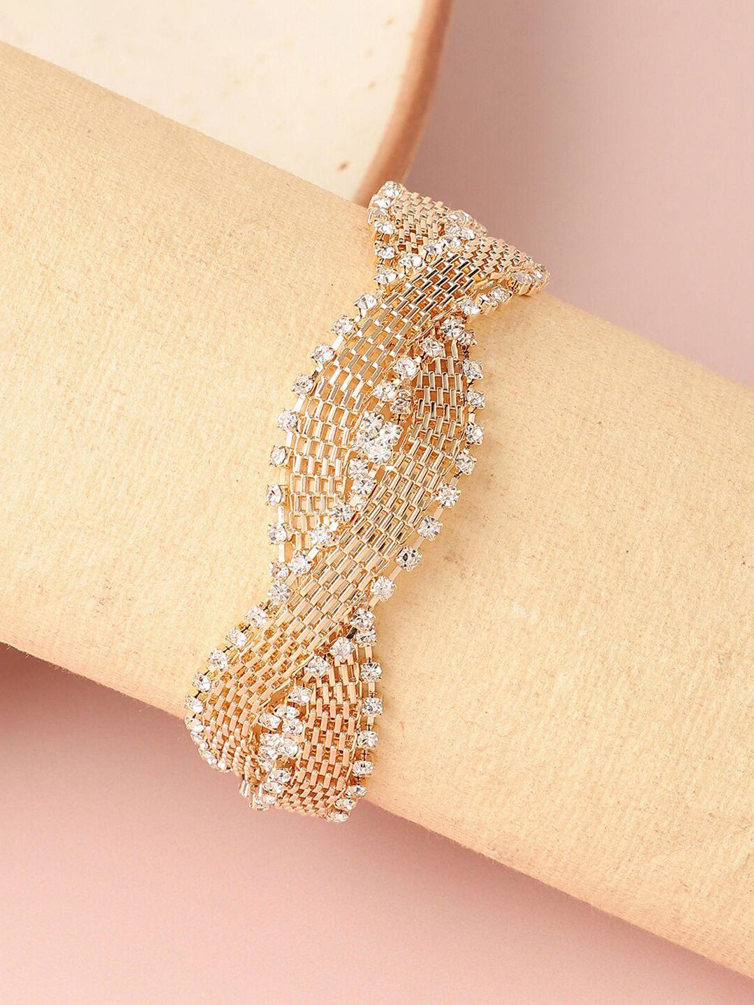 sohi women gold-plated bangle-style bracelet