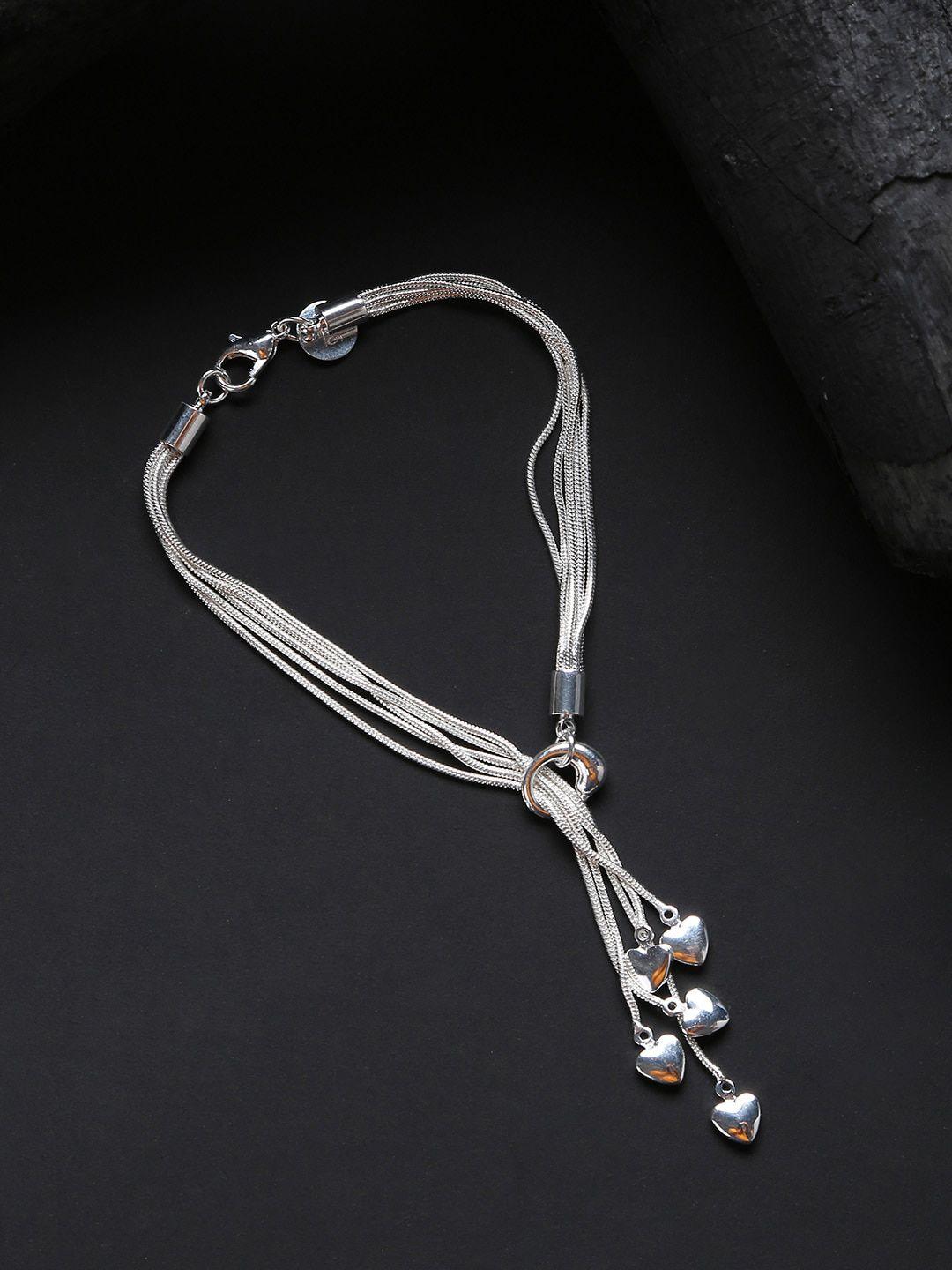 sohi women silver-plated link bracelet