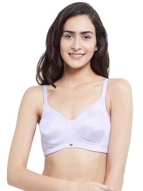 soie lavender non wired non padded full coverage everyday bra