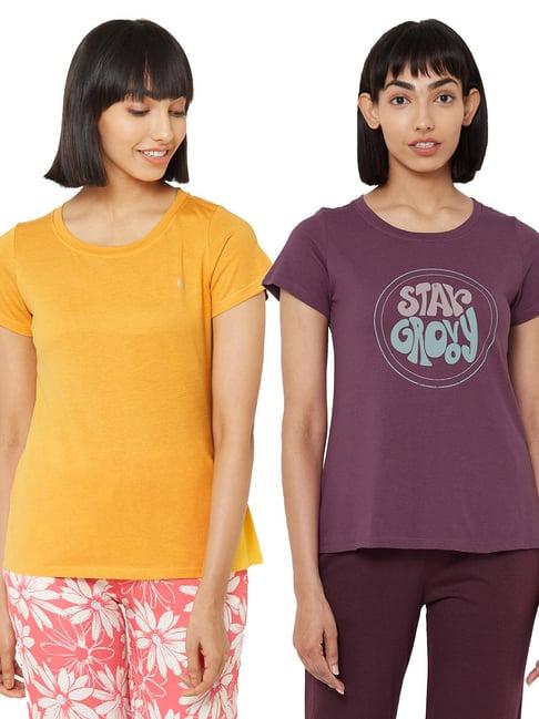 soie  multicolor graphic t-shirt (pack of 2)