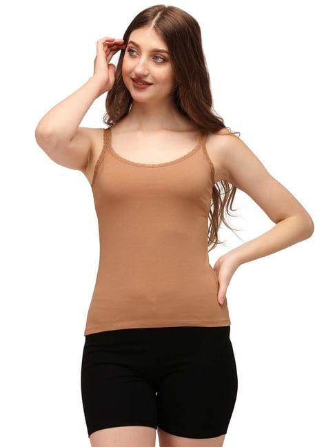 soie brown camisole