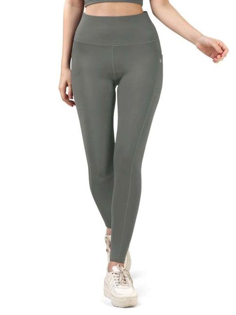 soie grey high rise sports tights