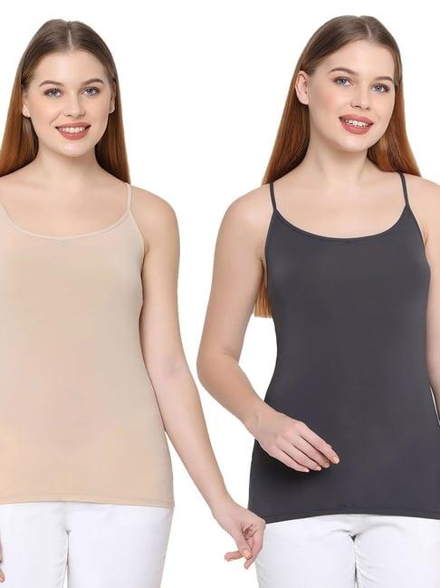 soie multicolor camisole (pack of 2)