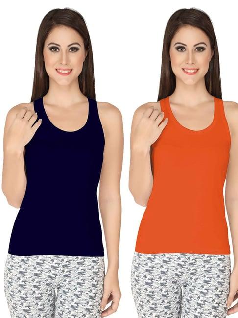 soie multicolor tank top (pack of 2)