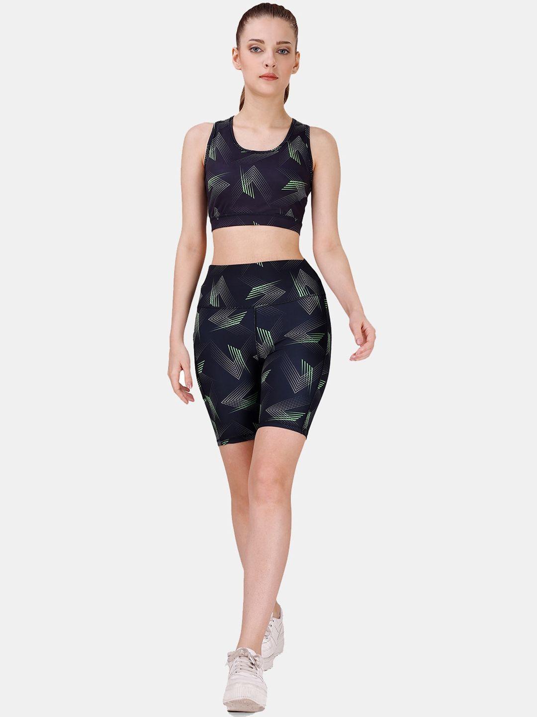soie printed quick dry racerback sports co-ords set