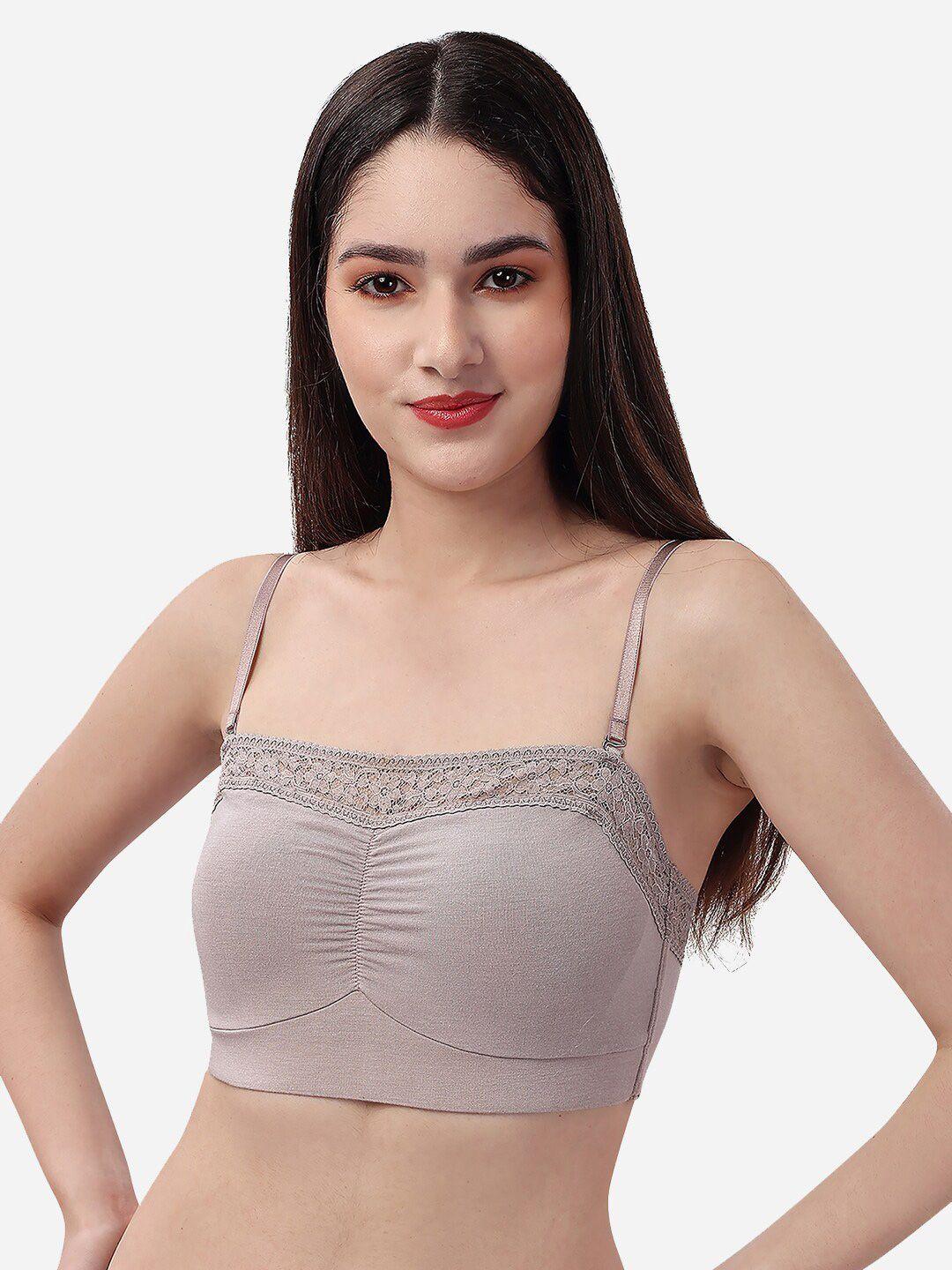 soie removable padding non wired full coverage bralette bra