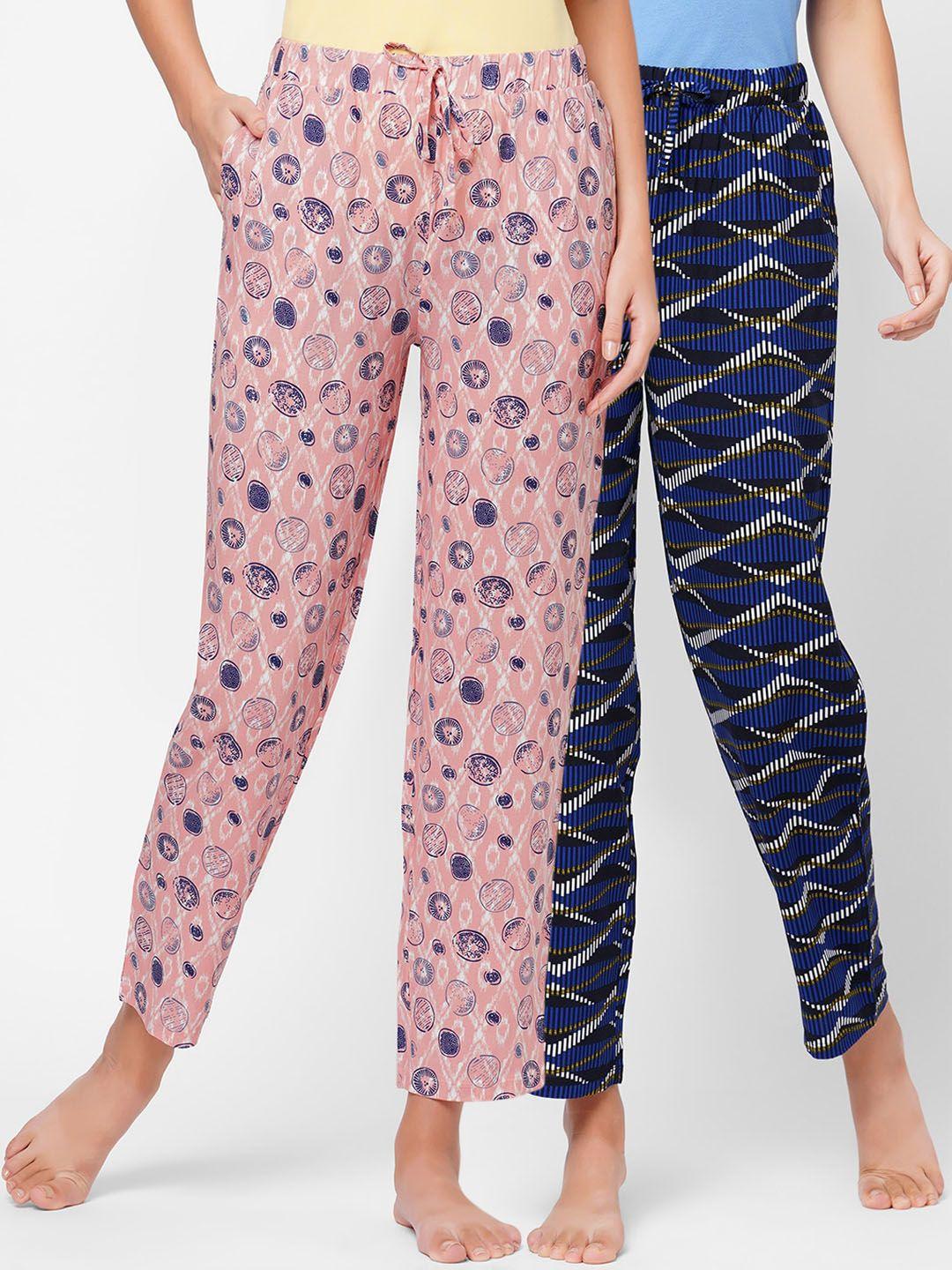 soie women pack of 2 printed lounge pants