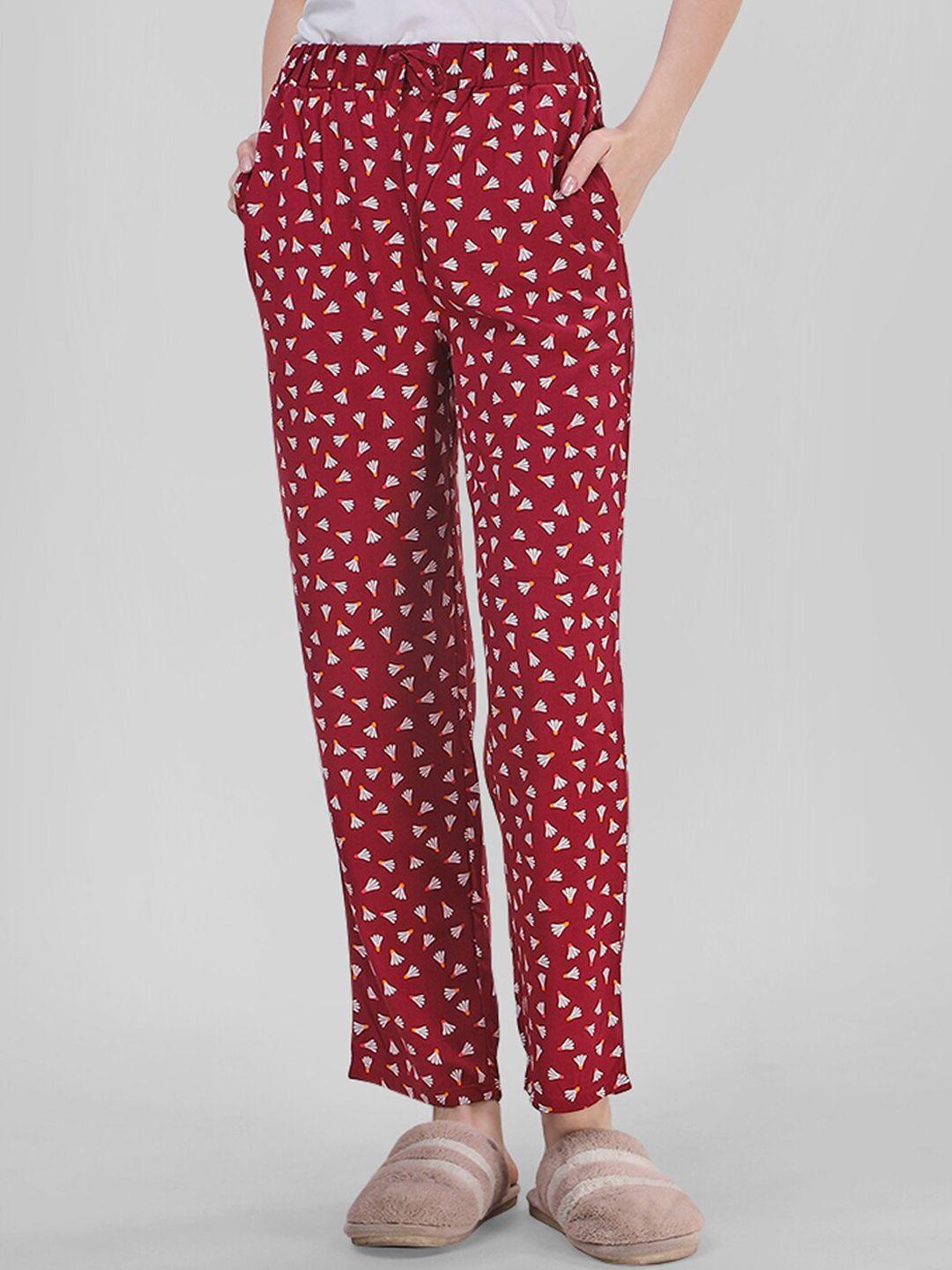 soie women printed straight-fit lounge pants