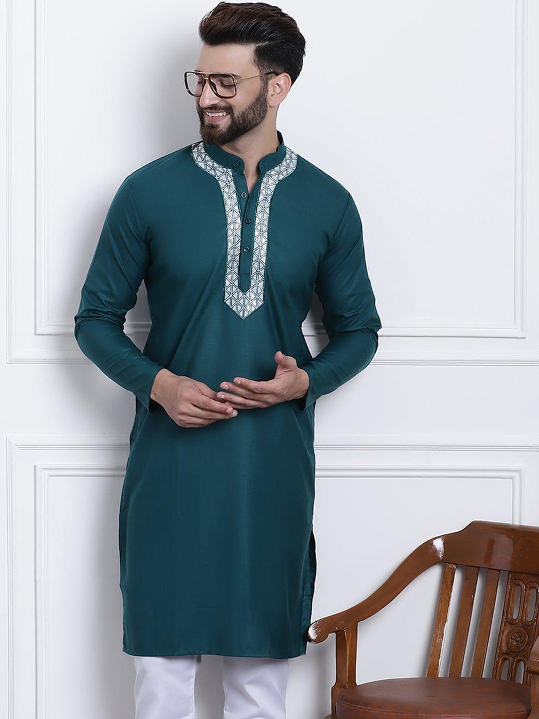 sojanya mandarin collar pure cotton kurta