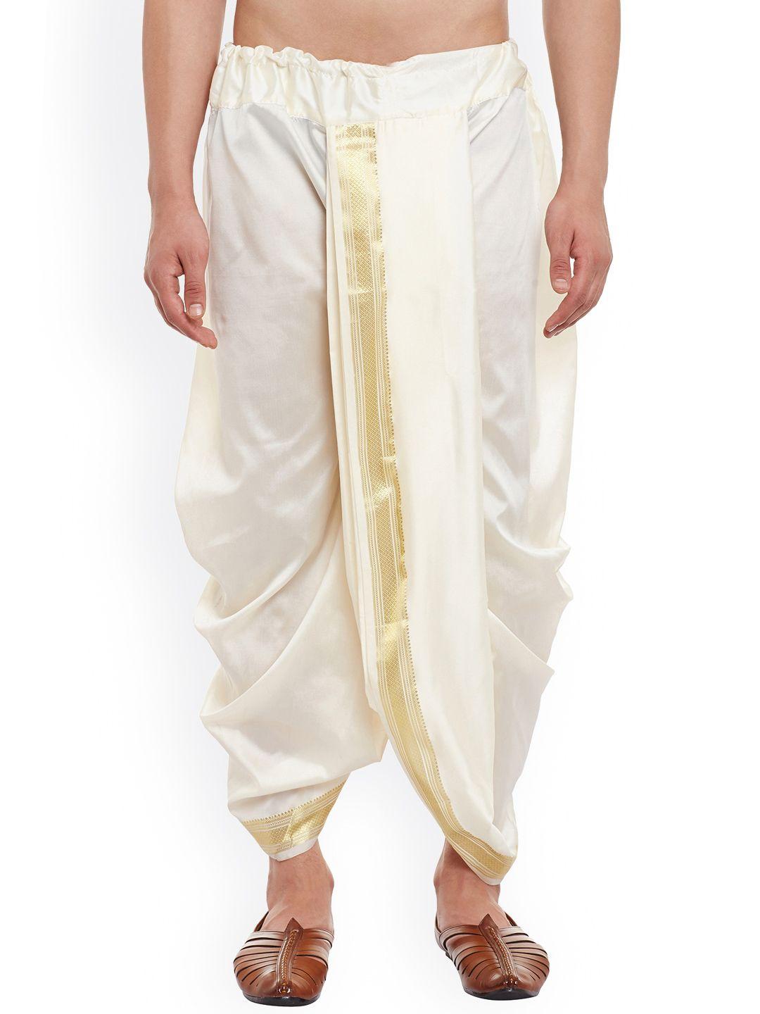 sojanya off-white dhoti pants