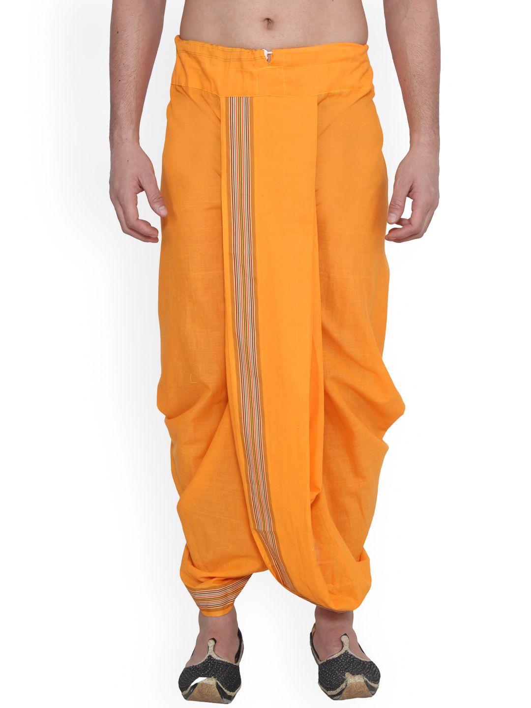 sojanya orange dhoti pants