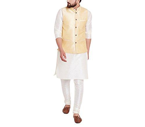 sojanya (since 1958 mens dupion silk designer only nehru jacket