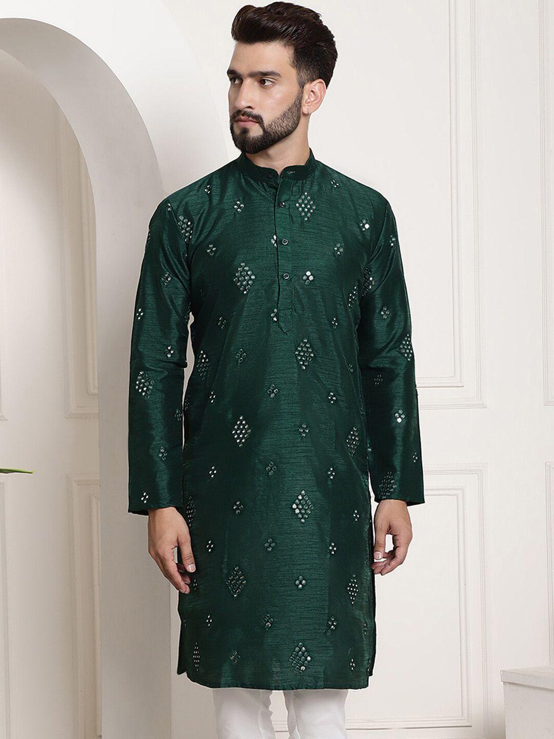 sojanya ethnic motifs mirror work kurta