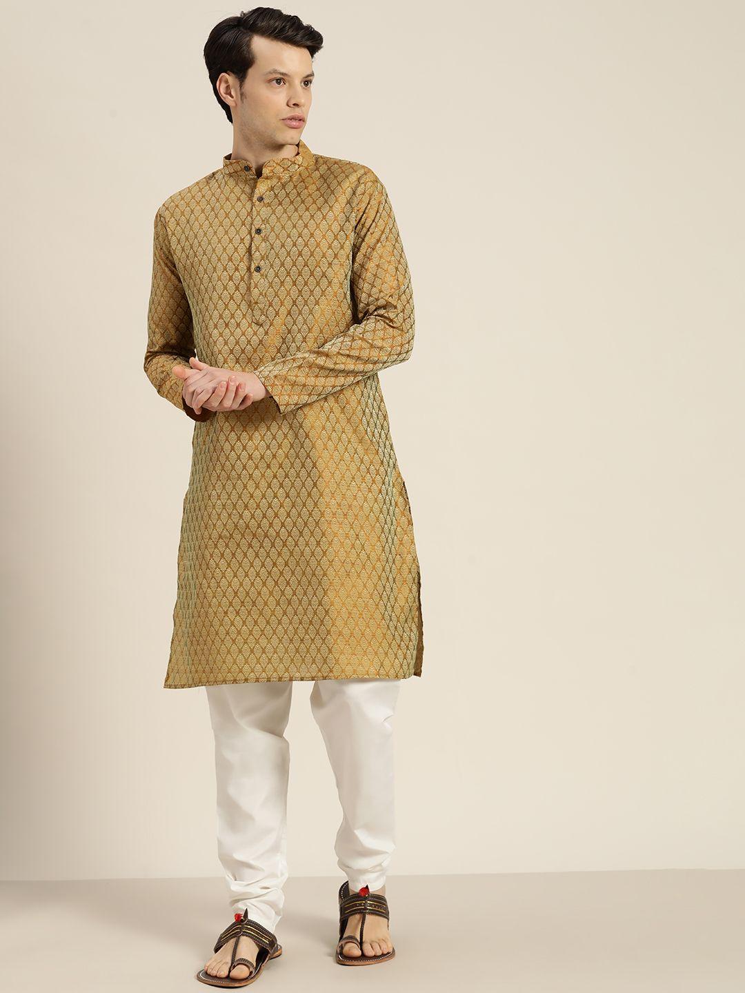 sojanya ethnic motifs regular kurta with churidar