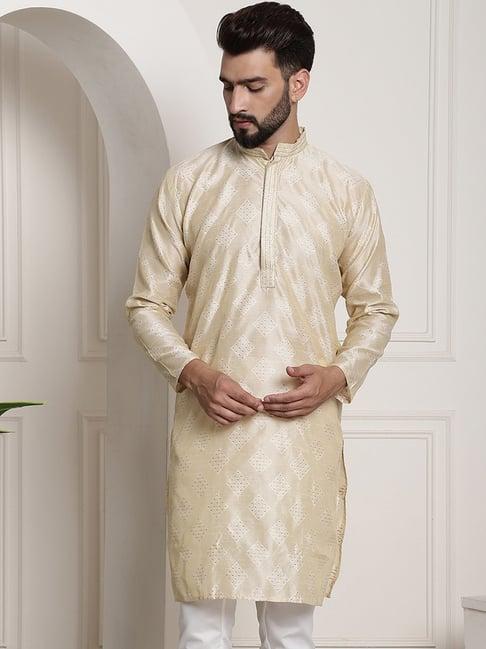 sojanya gold regular fit embroidered kurta