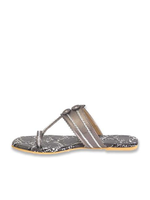 sole house women's grey toe ring sandals