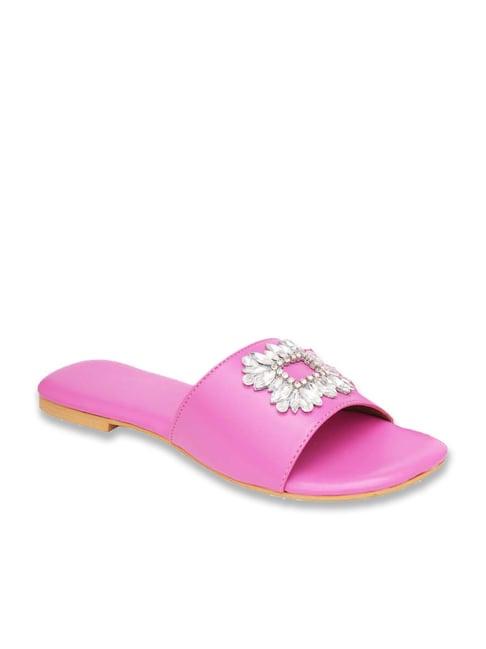 sole house women's pink casual sandals