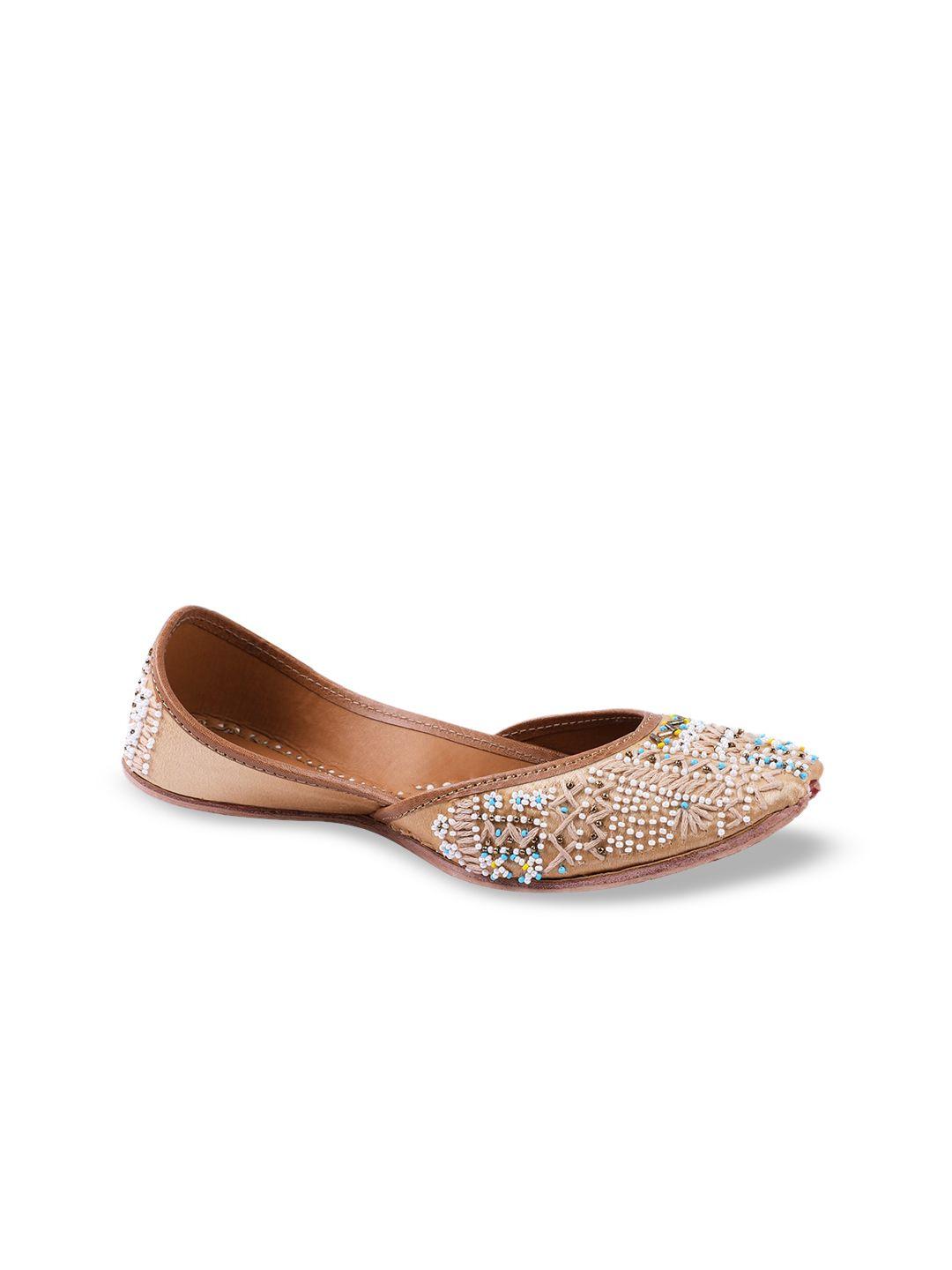 sole saga embellished leather mojaris