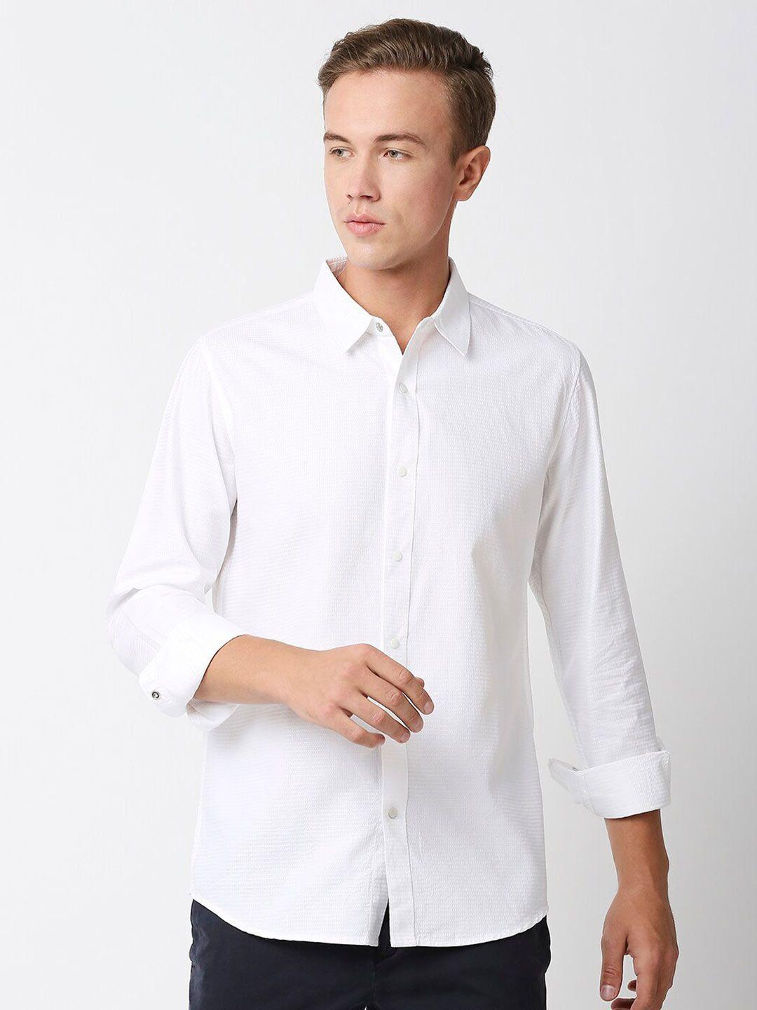 solemio men slim fit casual shirt