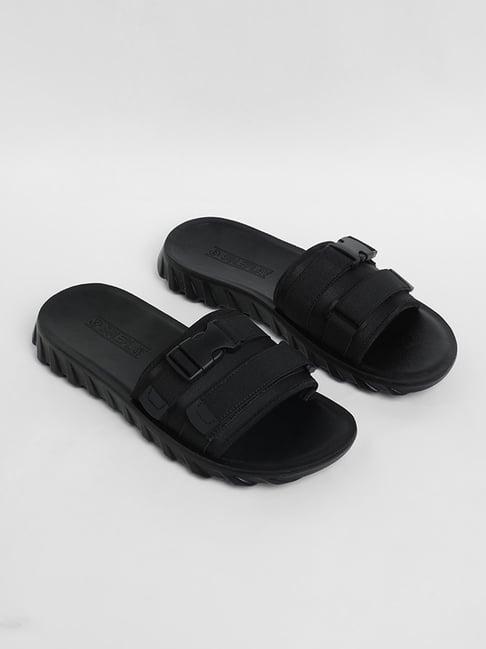 soleplay by westside black utility slides