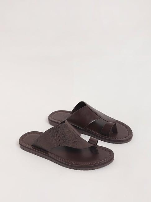 soleplay by westside brown multi strap sandals