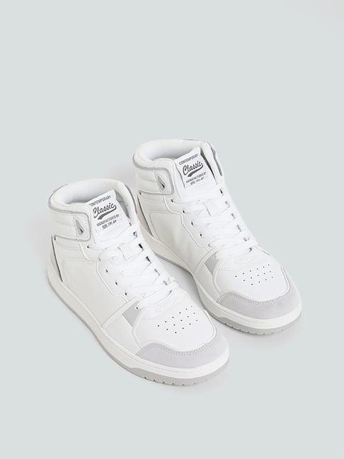 soleplay by westside white & grey basketball boots