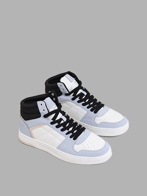 soleplay by westside white colorblock basketball boots