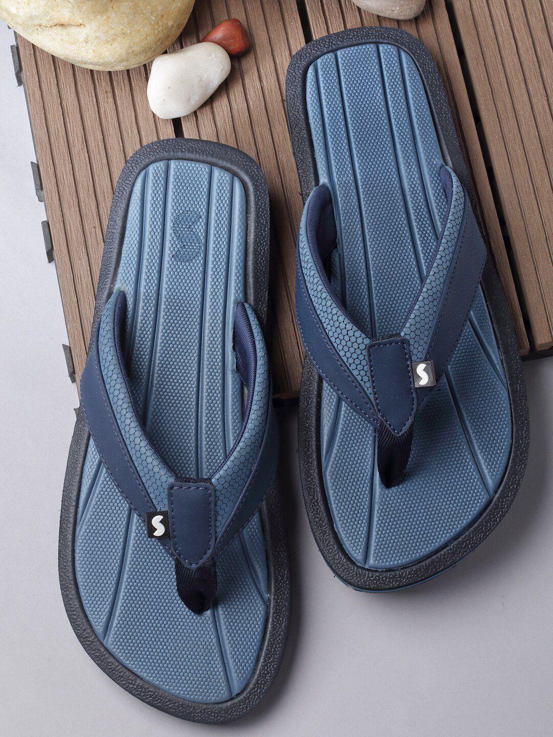 solethreads men self design thong flip-flops