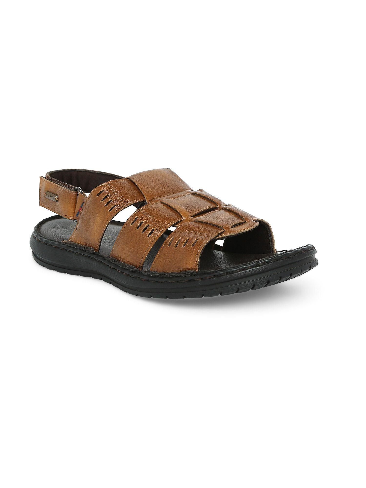 soleveda halford synthetic casual chappal for men-tan