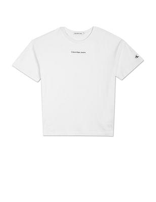 solid cotton boxy t-shirt