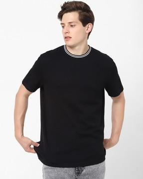 solid crew neck t-shirt