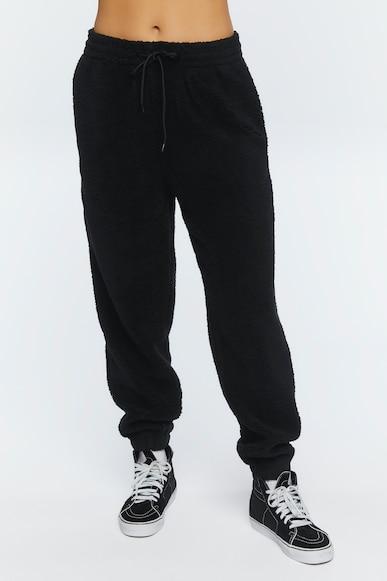 solid dark ankle length joggers