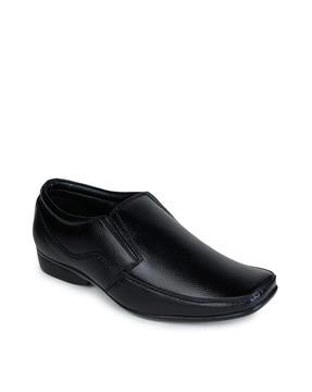 solid formal slip-on shoes