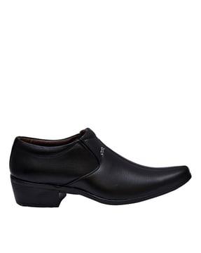 solid formal slip-on shoes