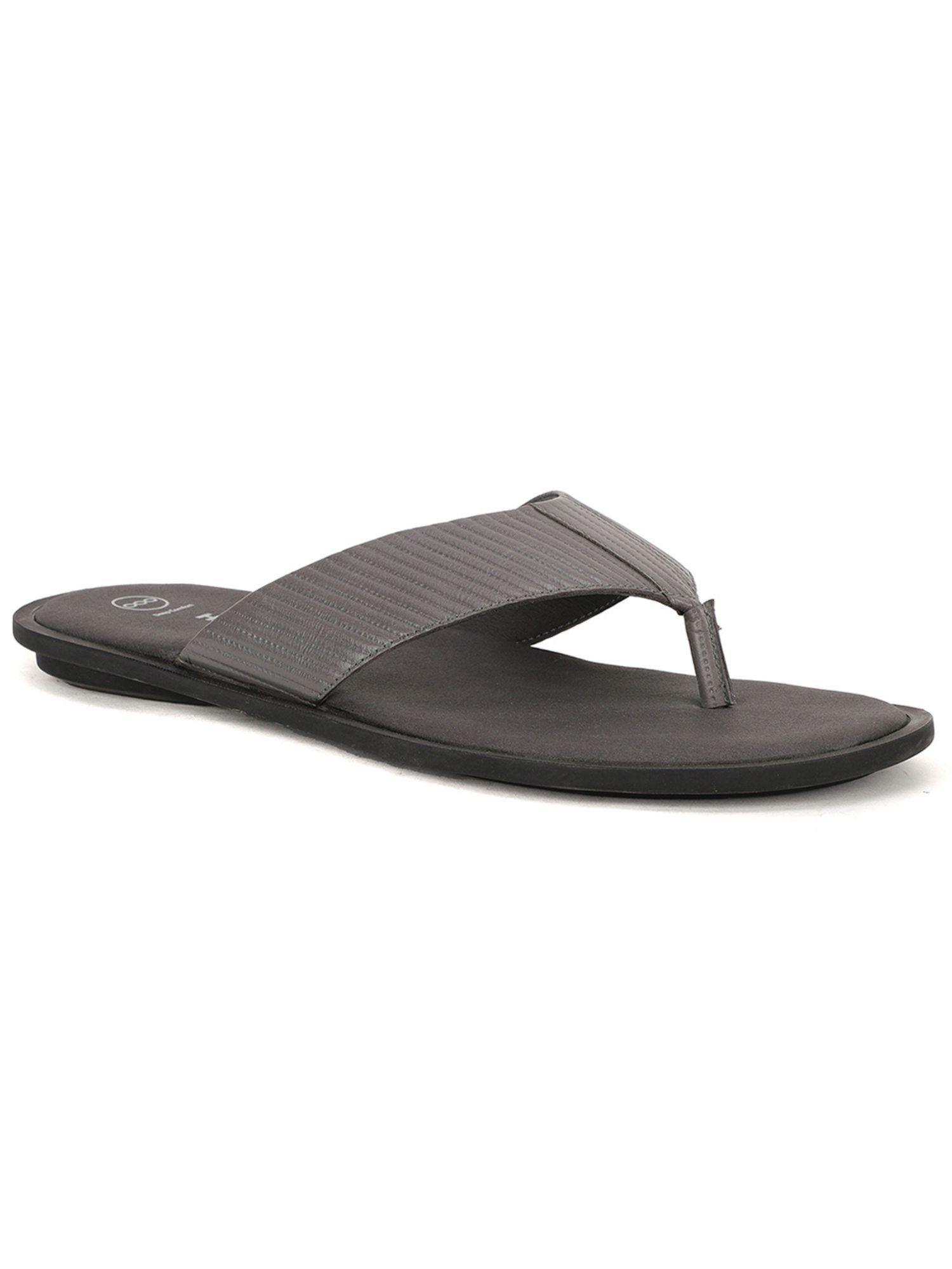 solid grey sandals