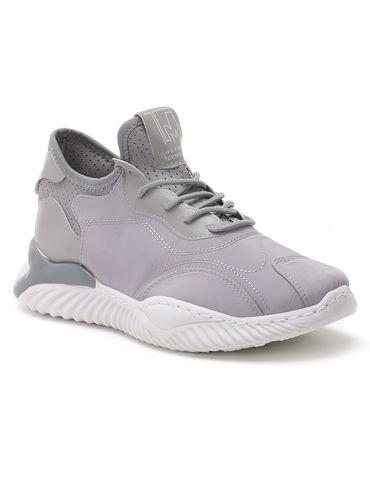 solid grey sneakers