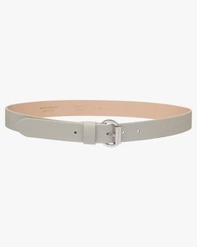 solid loop buckle belt