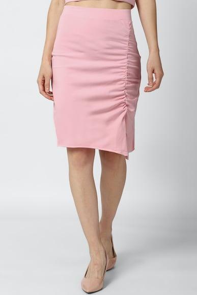 solid mini skirts