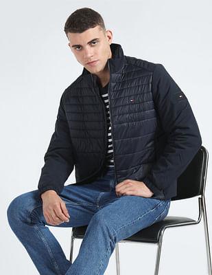 solid mix media stand collar jacket