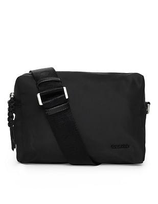 solid nylon camera sling bag